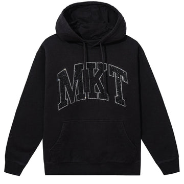 Market Rhinestone Arc hoodie Washed Black