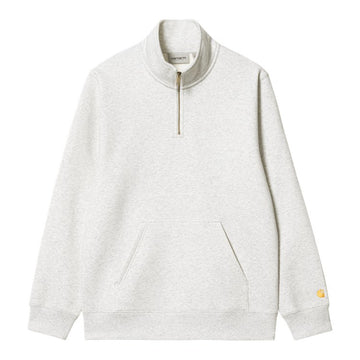 CARHARTT WIP Chase Neck Zip Sweat ash heather/gold