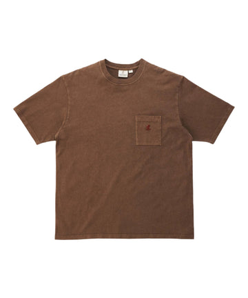 GRAMICCI One Point Tee Pigment Dyed brown pigment