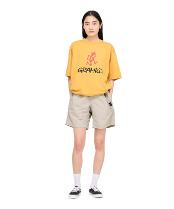 GRAMICCI Gramicci Logo Tee mustard