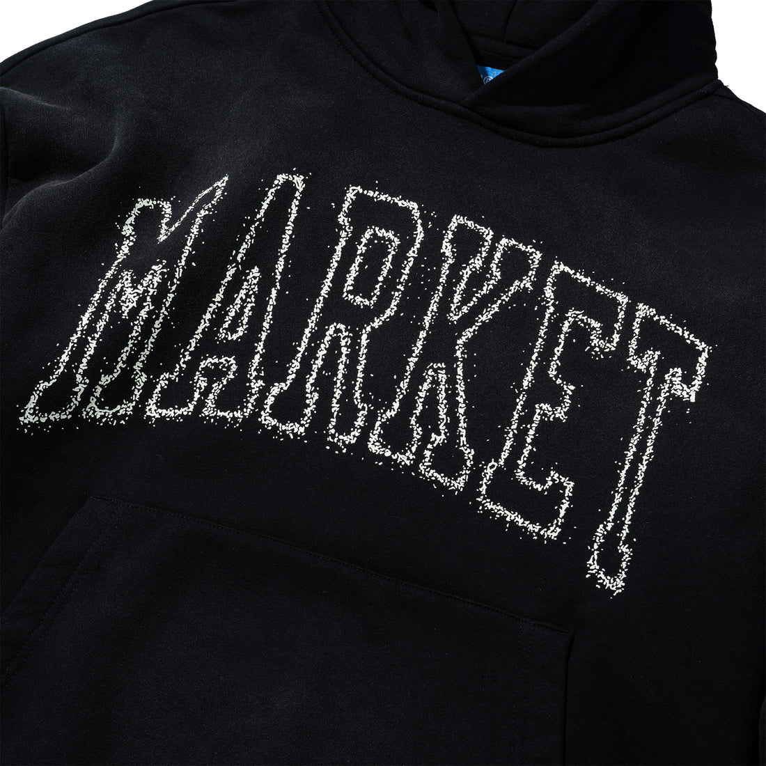 MARKET Static Arc Hoodie	jet set black