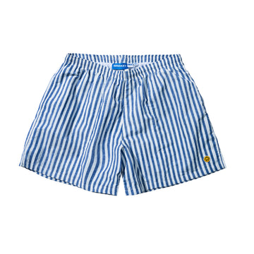 MARKET Smiley Classic Tech Shorts sky blue stripe