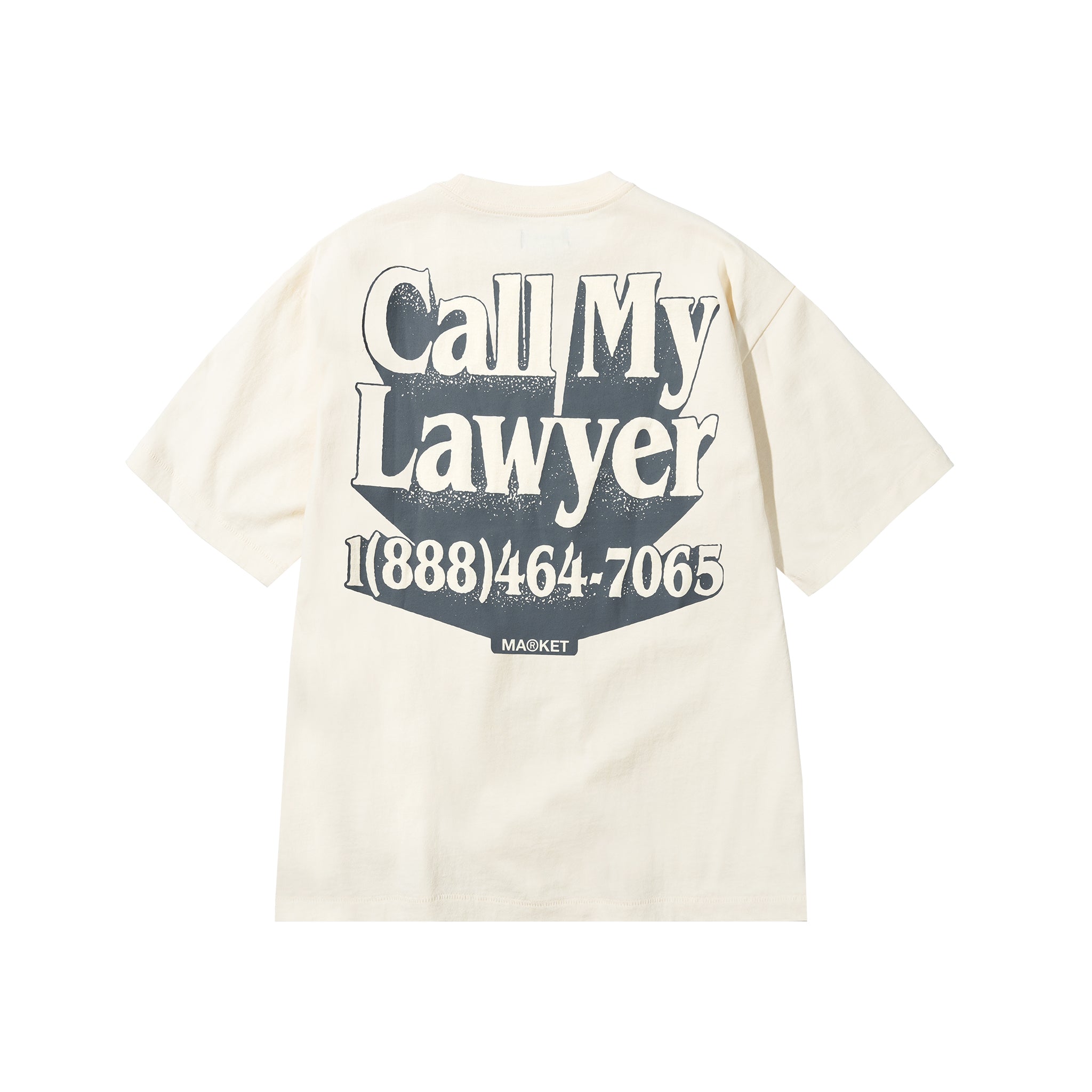 MARKET	Call My Lawyer 3D T-Shirt butter cream