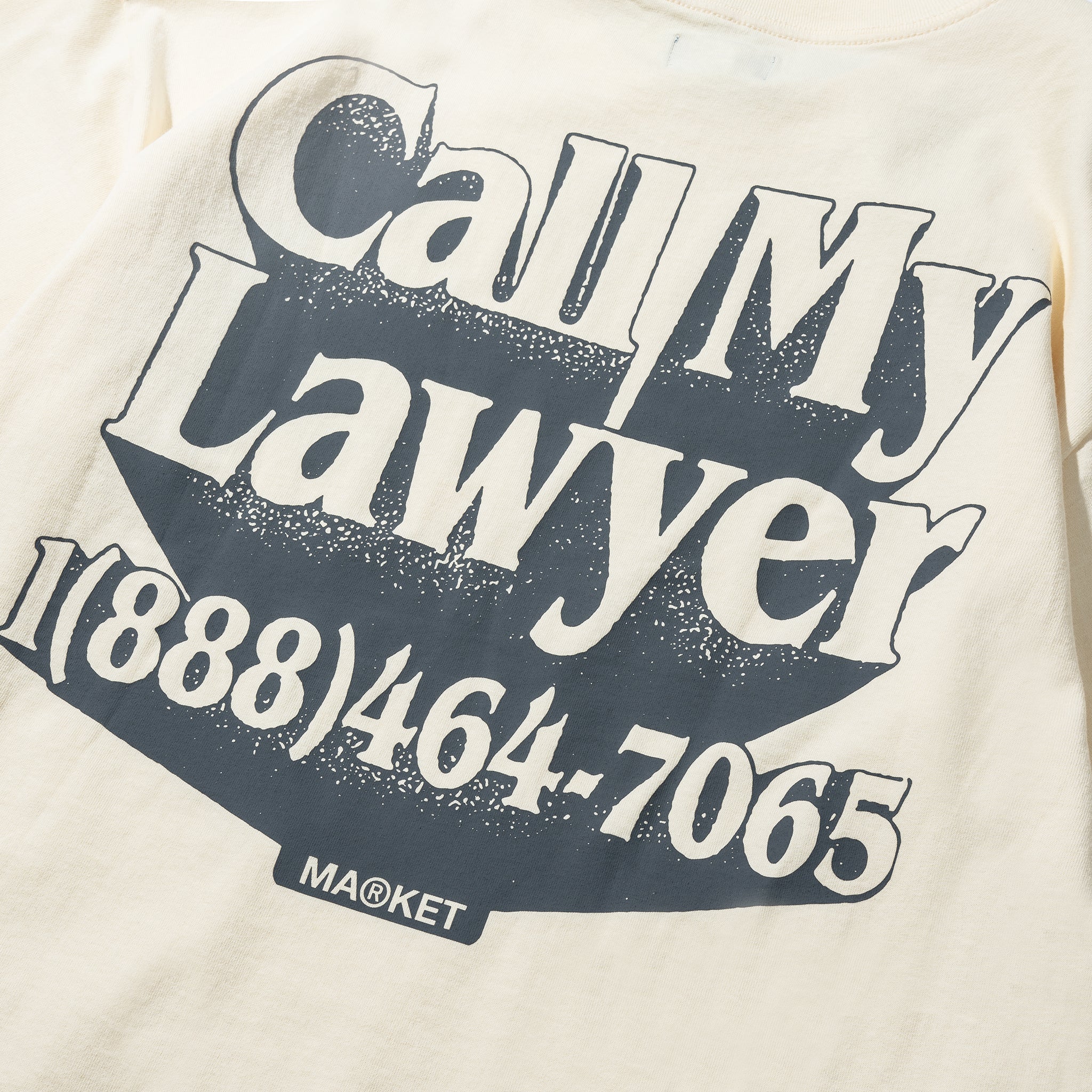 MARKET	Call My Lawyer 3D T-Shirt butter cream