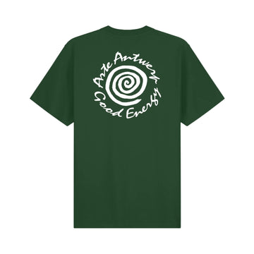 ARTE Big spiral print t-shirt green