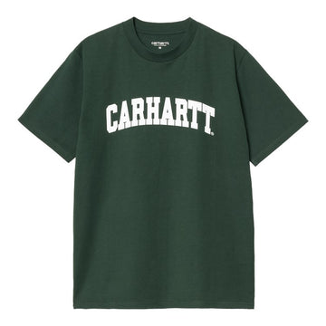 CARHARTT WIP S/S University T-Shirt conifer/white