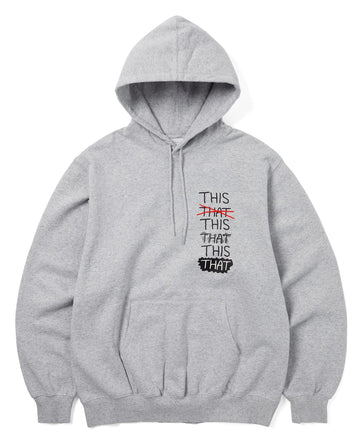 This Is Never That Skate hoodie Heather Grey