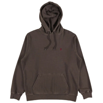 Gramicci One Point Hooded Sweatshirt Brown Pigment