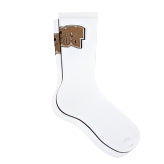 Carhartt Brown ducks socks white