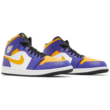 Jordan 1 Mid Lakers 2022