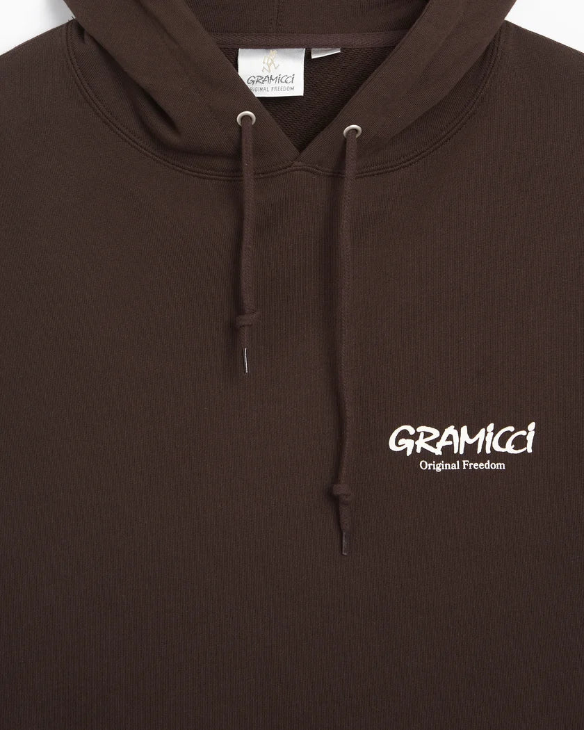 Gramicci Original Freedom Hooded Sweatshirt Dark brown