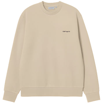 Carhartt Script embroidery sweat wall/black