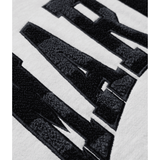 MARKET Chess Club Applique Fleece Hoodie Ash