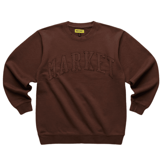 MARKET Vintage Wash Crewneck Bark
