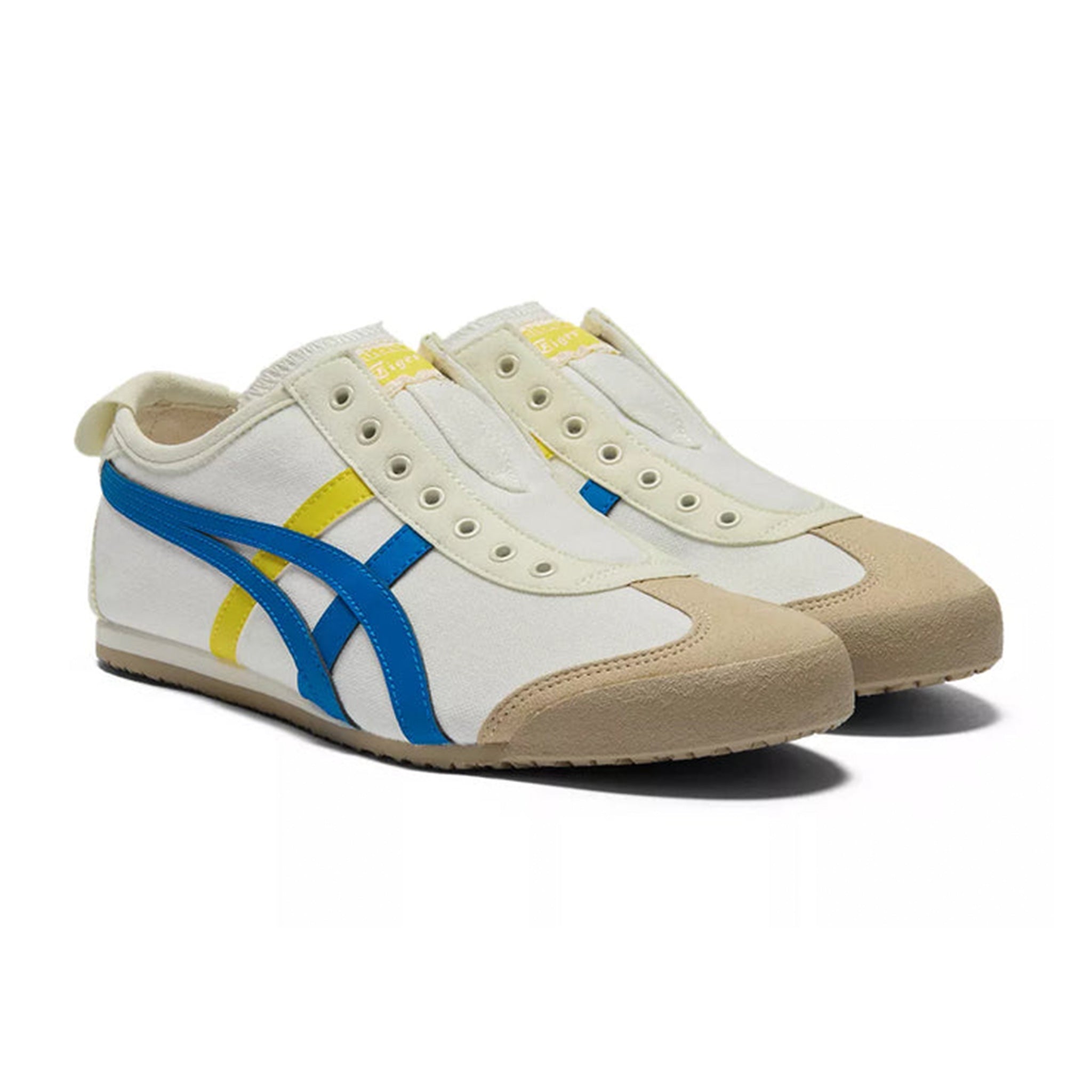 ONITSUKA TIGER MEXICO 66 SLIP ON CREAM/DIRECTOIRE BLUE