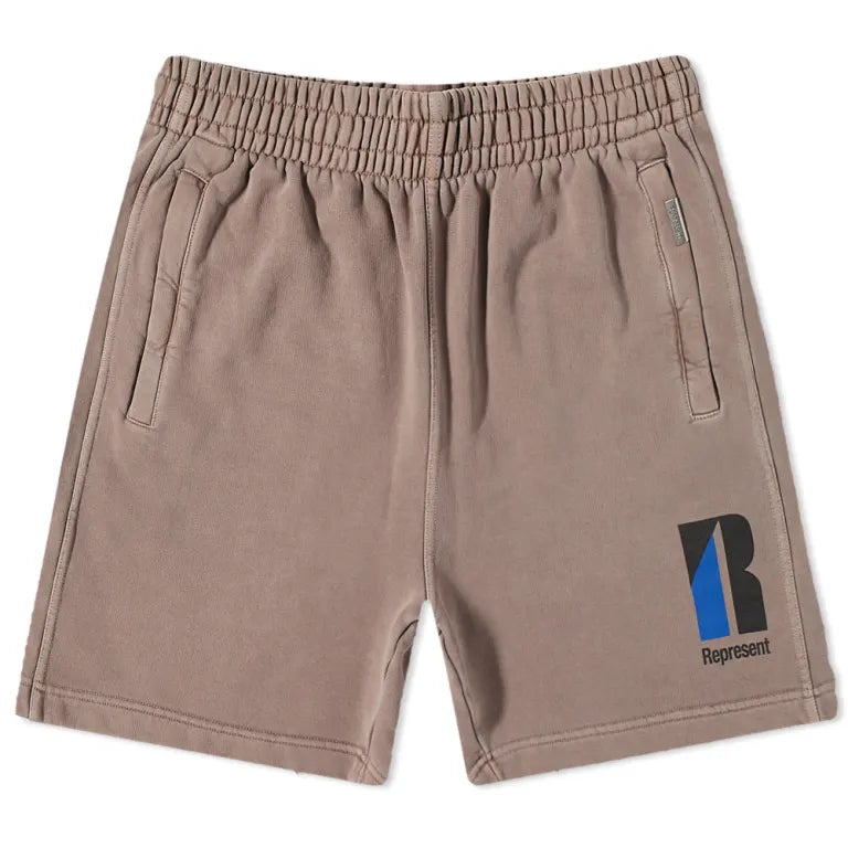 Represent Decade of Speed Shorts Pigment Wash Mushroom