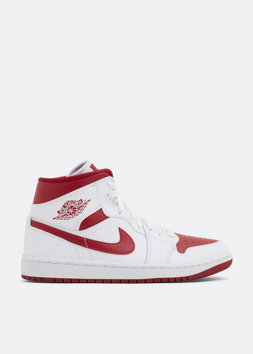 JORDAN 1 MID WHITE GRENADE