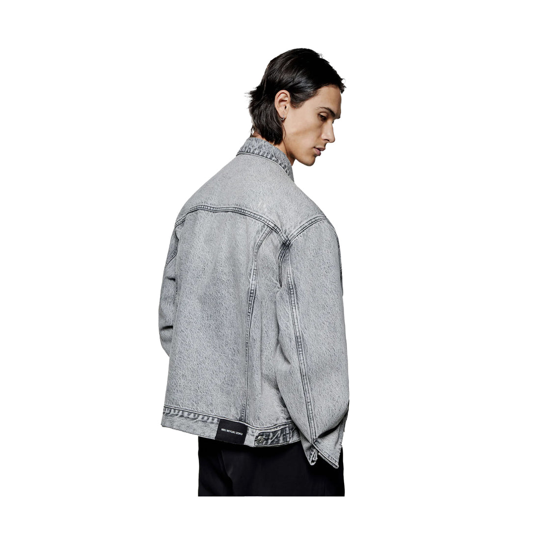 DENIM TRUCKER JACKET - WASHED BLACK