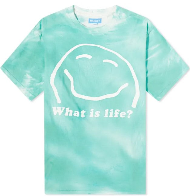 Market What is life Tshirt - Moss Dye