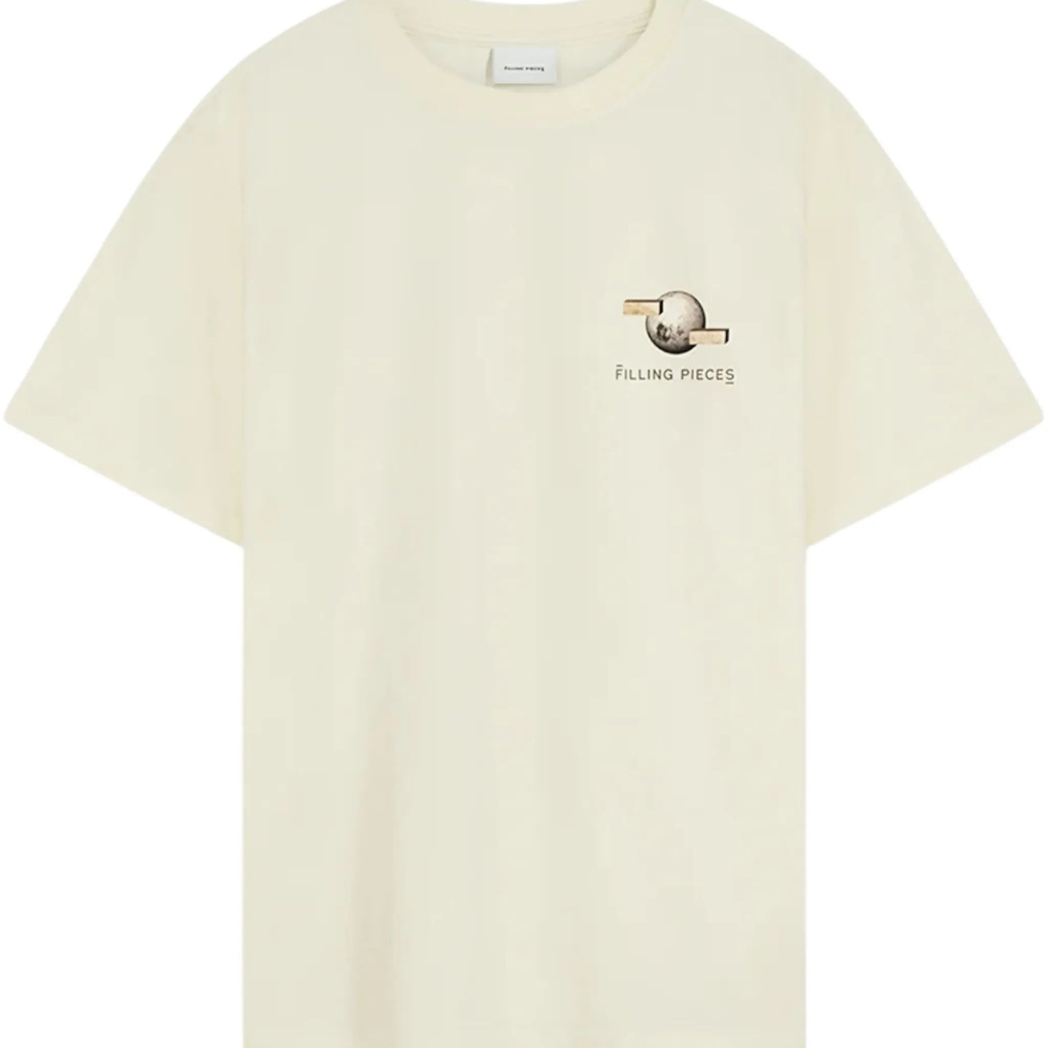 FILLING PIECES T-SHIRT BALANCE ANTIQUE WHITE