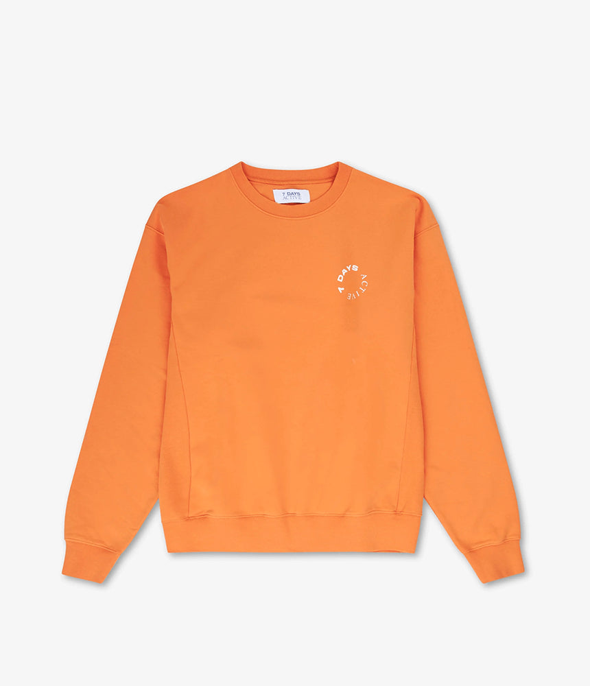 7 DAYS ACTIVE MONDAY CREW NECK AMBER GLOW SHIRT