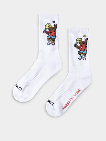 Market Invitational Socks White