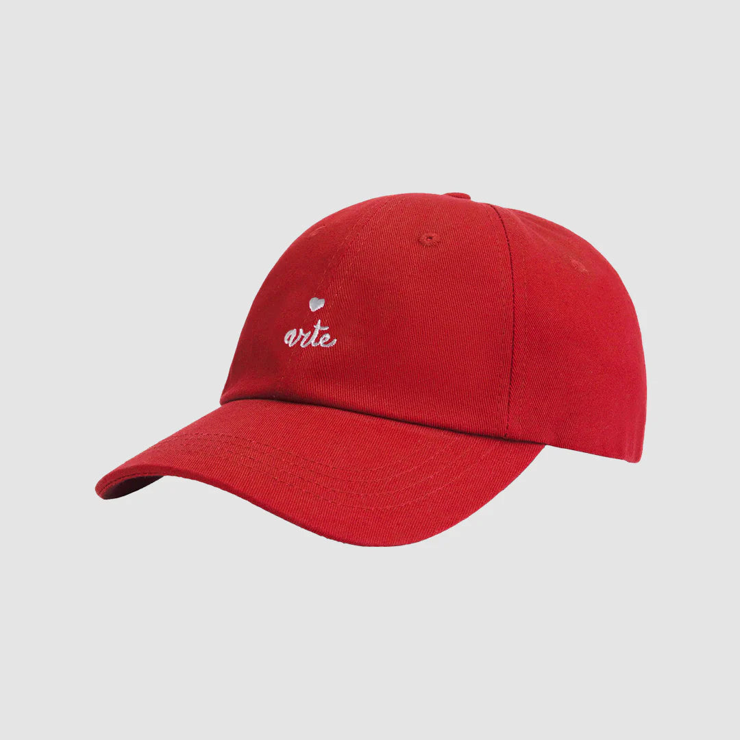 Arte Heart Logo Cap Red
