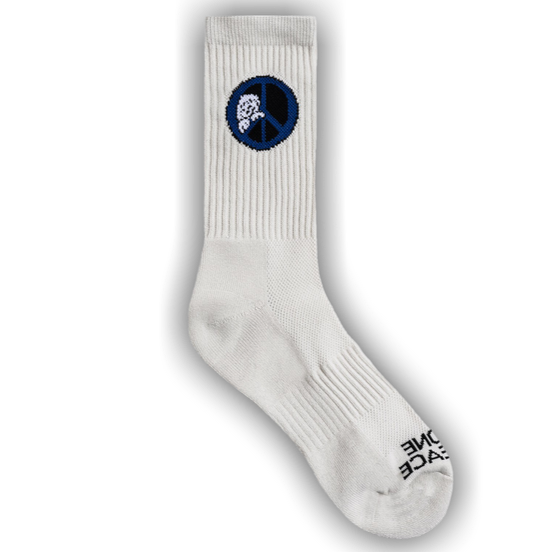 Market Cream Alone At Peace Socks