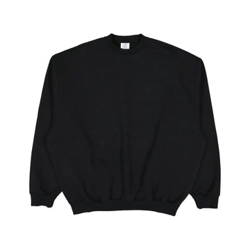 VETEMENTS LOGO EMROIDERED SWEATSHIRT BLACK