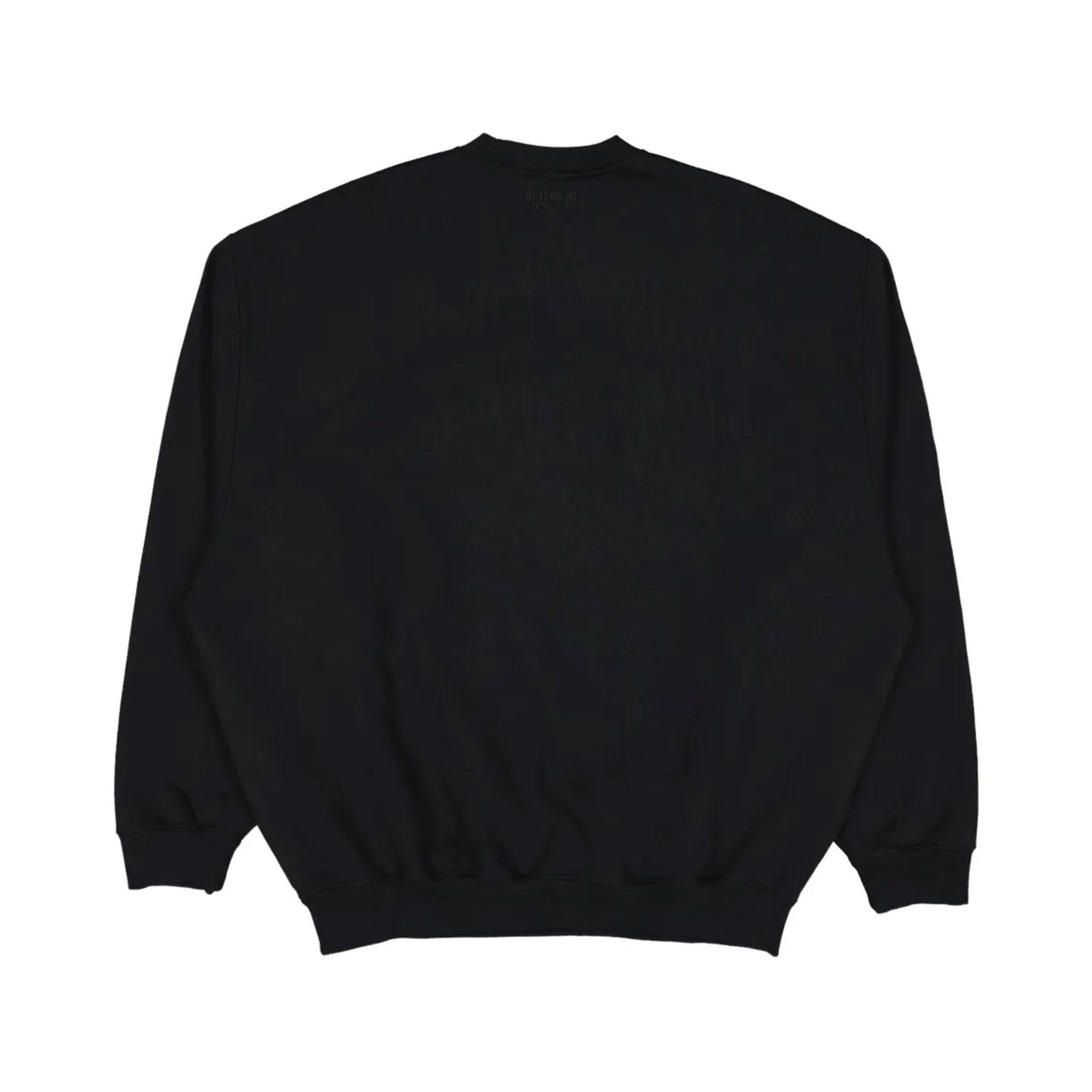 VETEMENTS LOGO EMROIDERED SWEATSHIRT BLACK