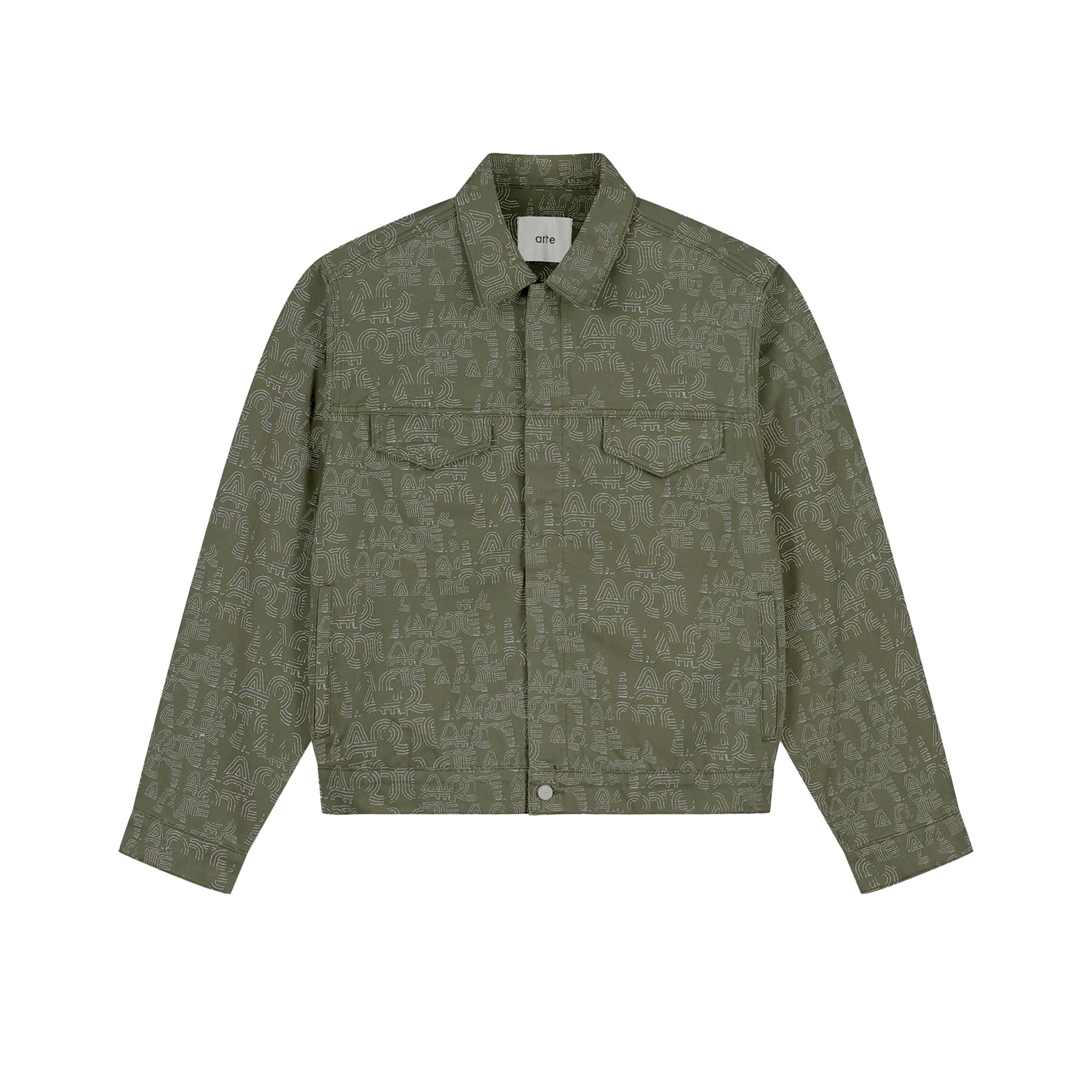 ARTE - Allover Arte Jacket Green