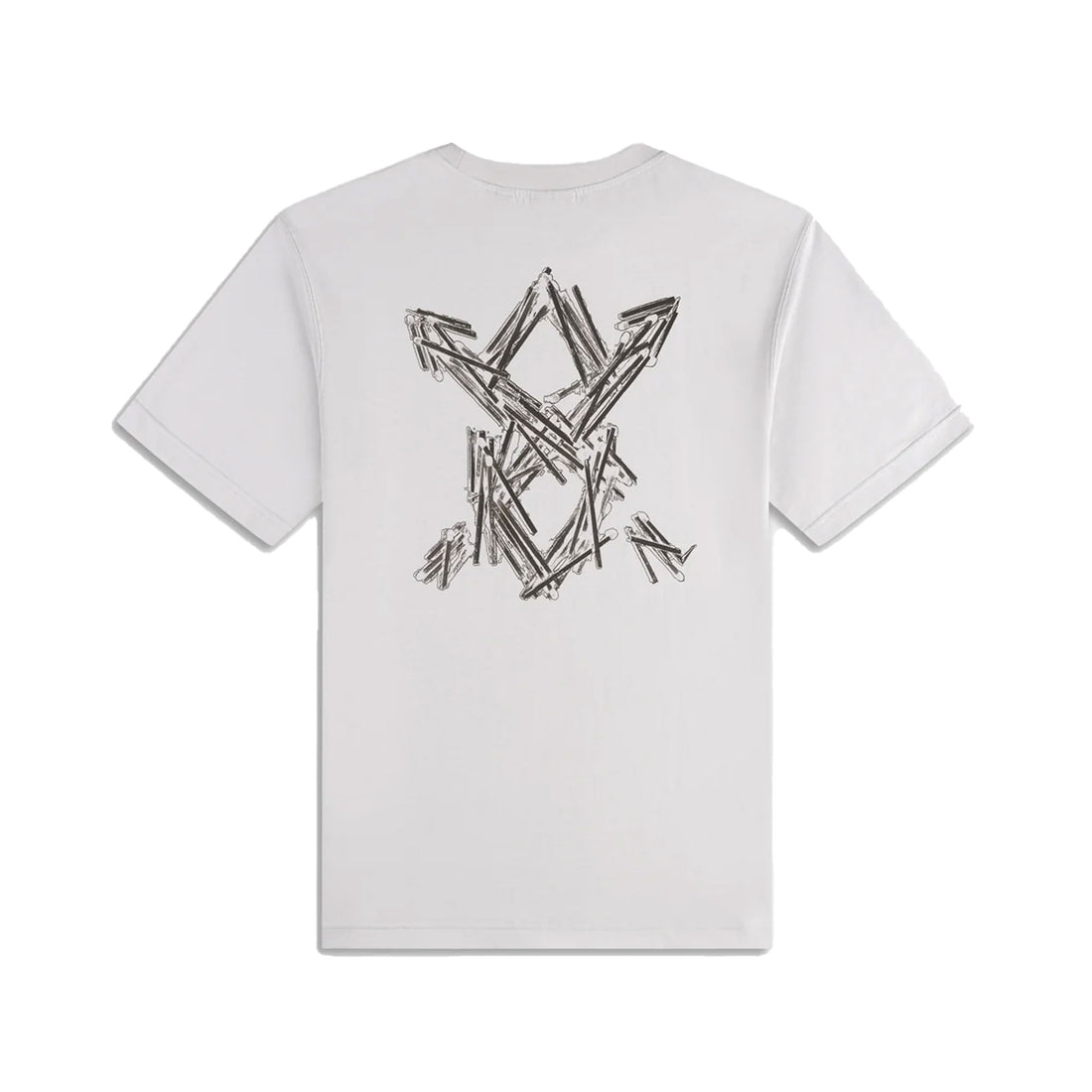 Matchstick Shield SS T-Shirt - Microchip Grey