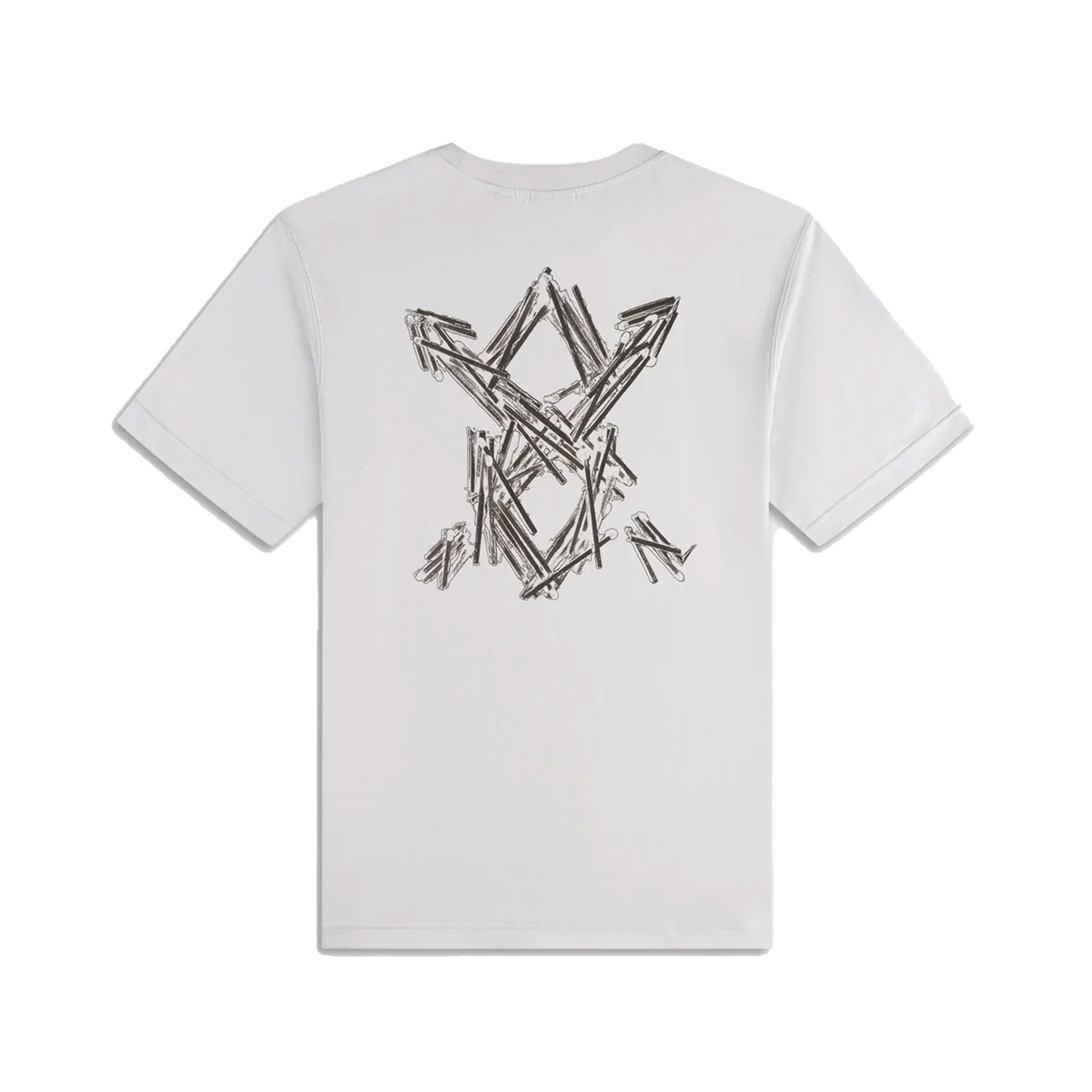 Matchstick Shield SS T-Shirt - Microchip Grey