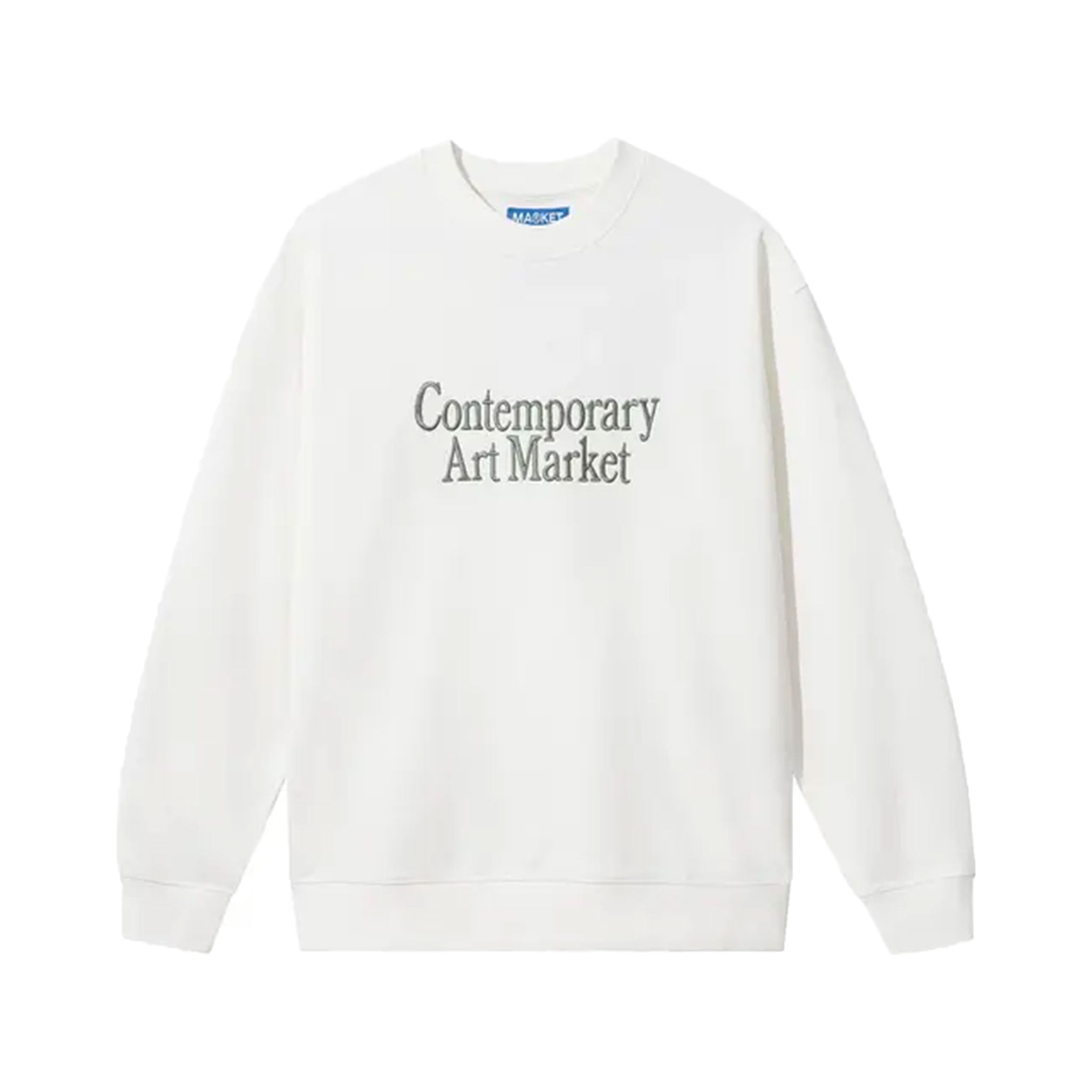 MARKET CONTEMPORARY ART CREWNECK SWEATSHIRT PARCHMENT