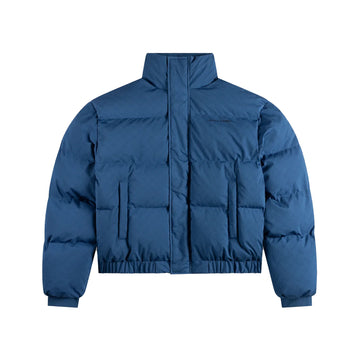 Renako Monogram Puffer Jacket - Riviera Blue