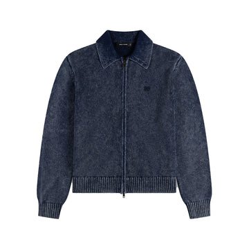 Indigo Knit Cardigan - Indigo
