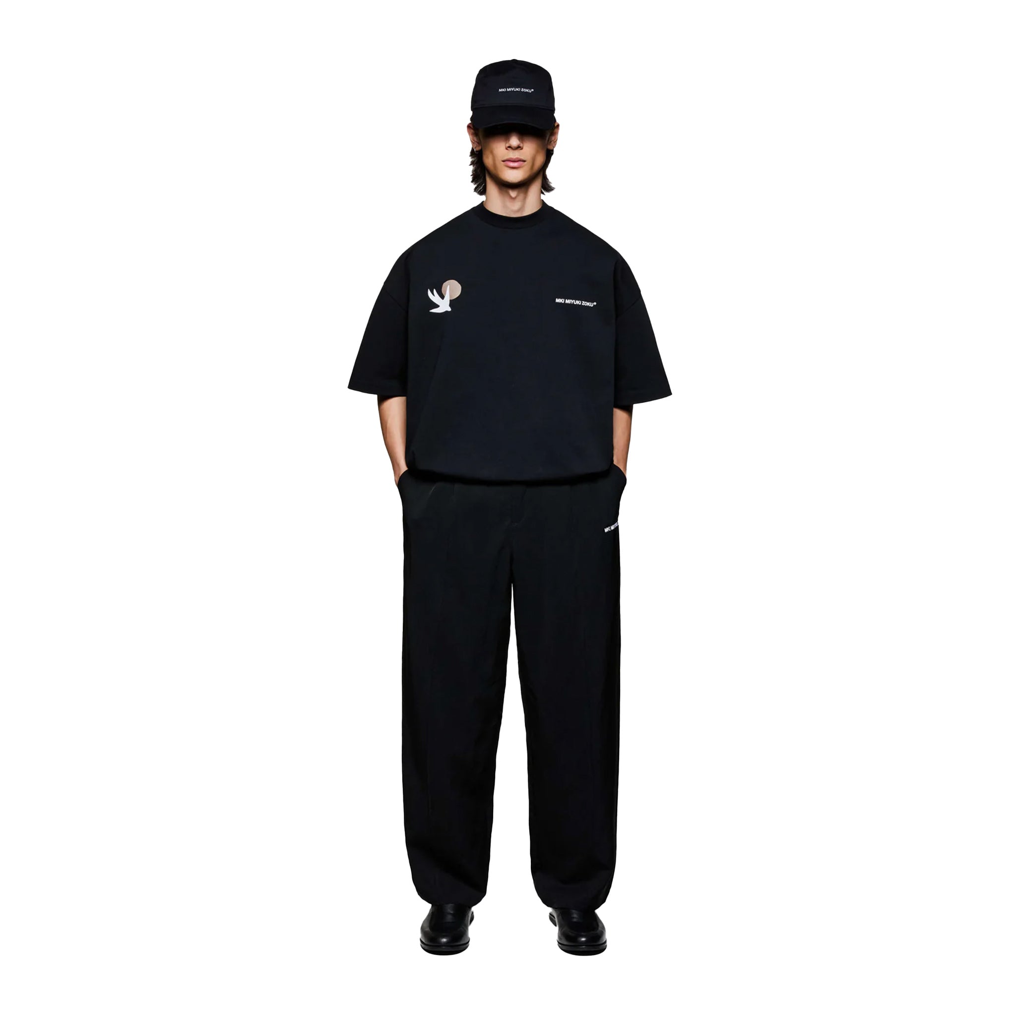 SWALLOW T-SHIRT - BLACK