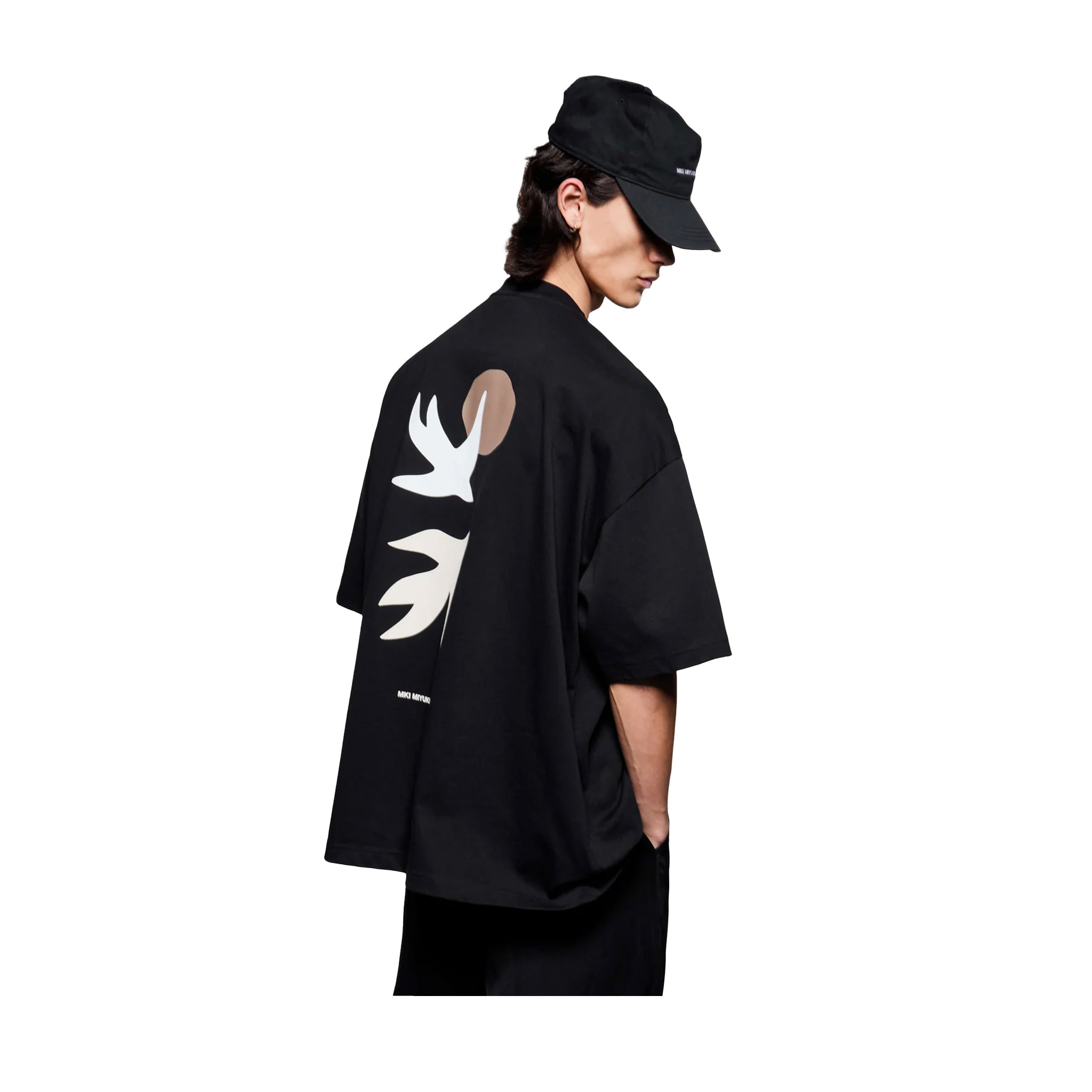 SWALLOW T-SHIRT - BLACK