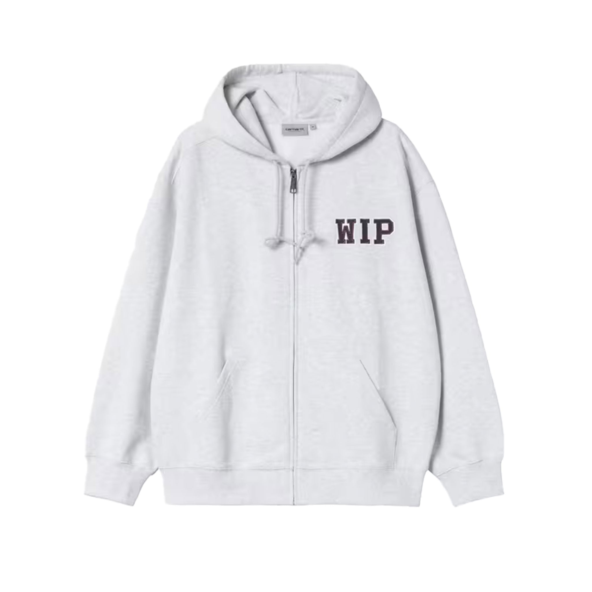 CARHARTT WIP  Hooded Mini Wip Sweat Jacket - Ash Heather