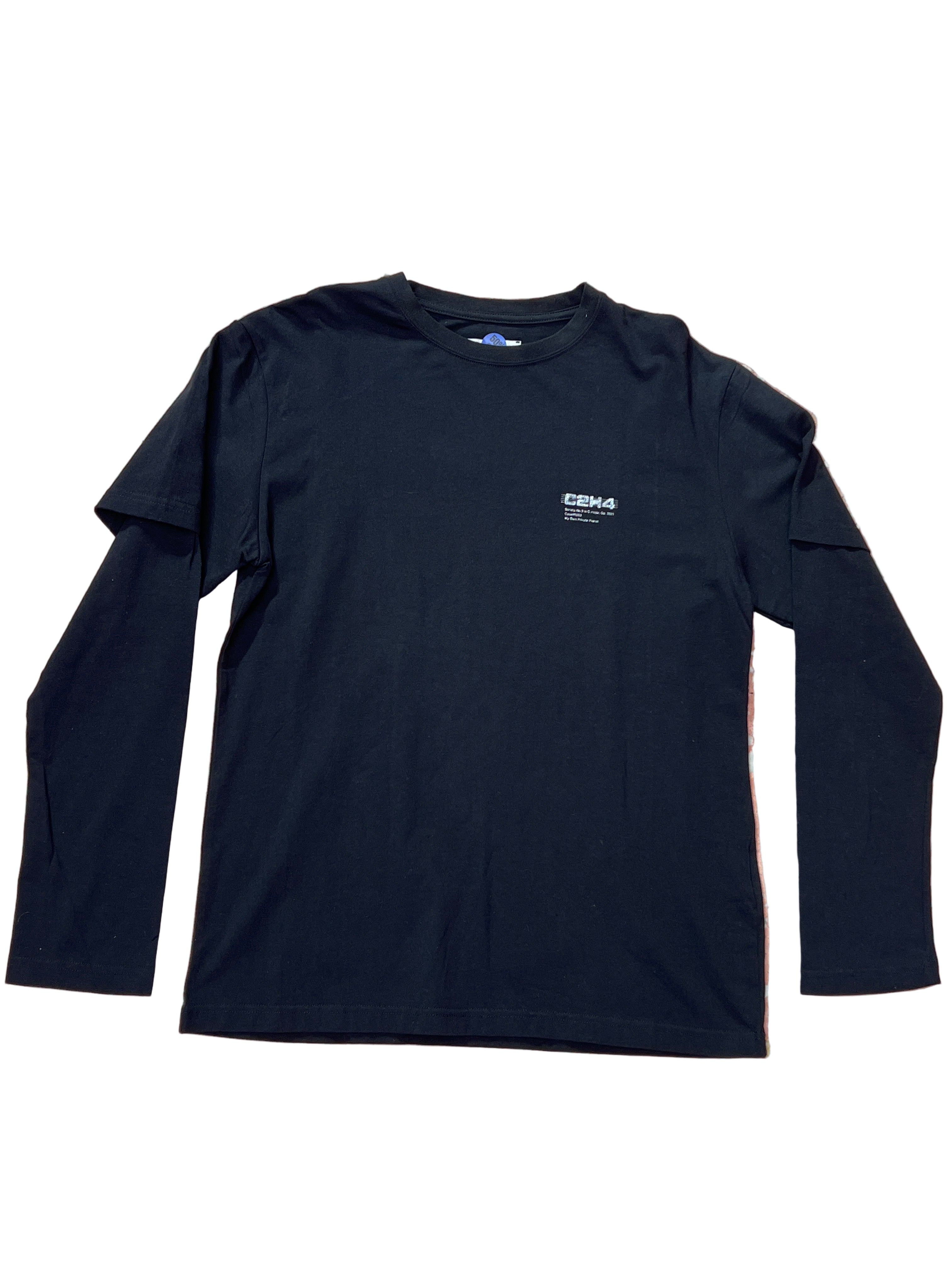 C2H4 PLAIN GLIITER LOGO BLACK