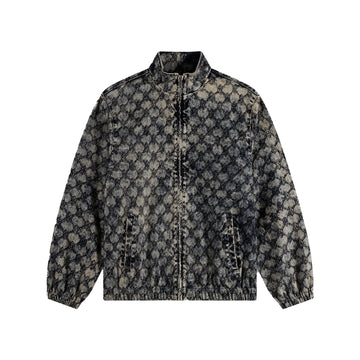 Velvet Track Jacket - Blue