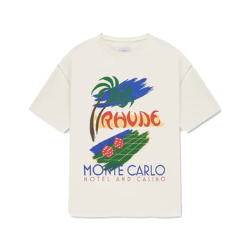 RHUDE ROULETTE TEE - VTG WHITE