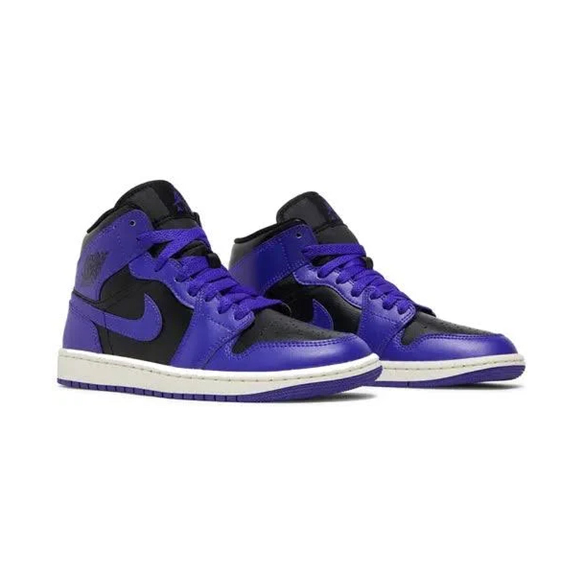 Jordan 1 Mid Purple Black W