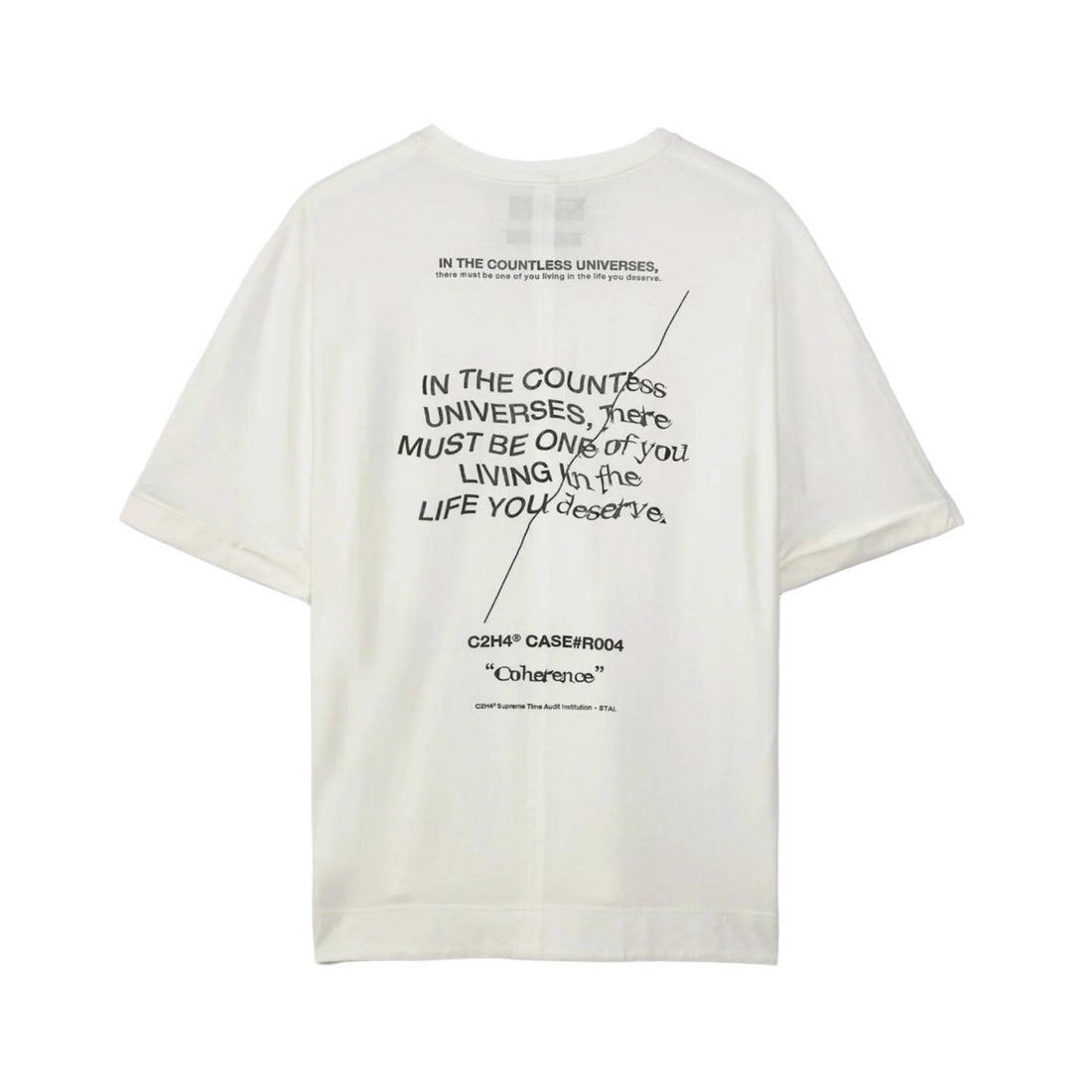 C2H4 "Proverbs" Print T-shirt