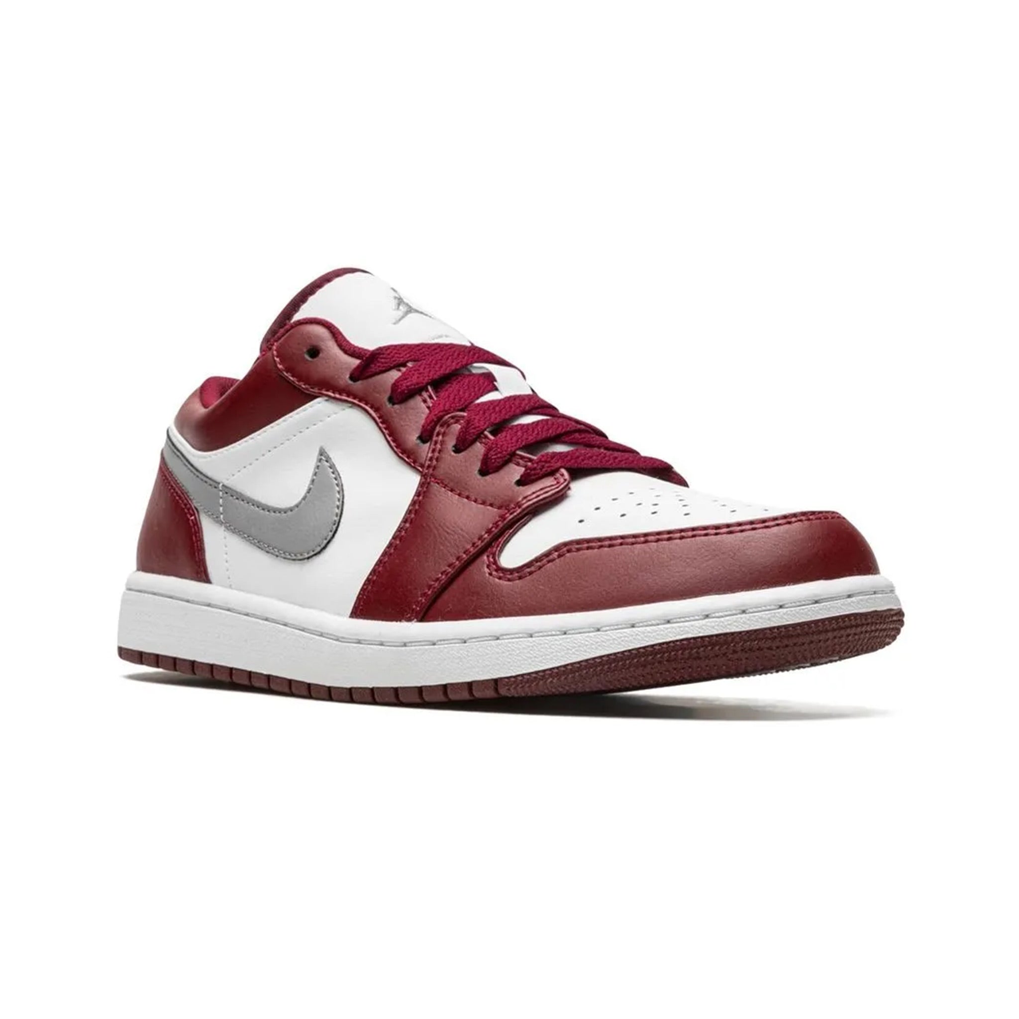 JORDAN 1 LOW WHITE BORDEAUX