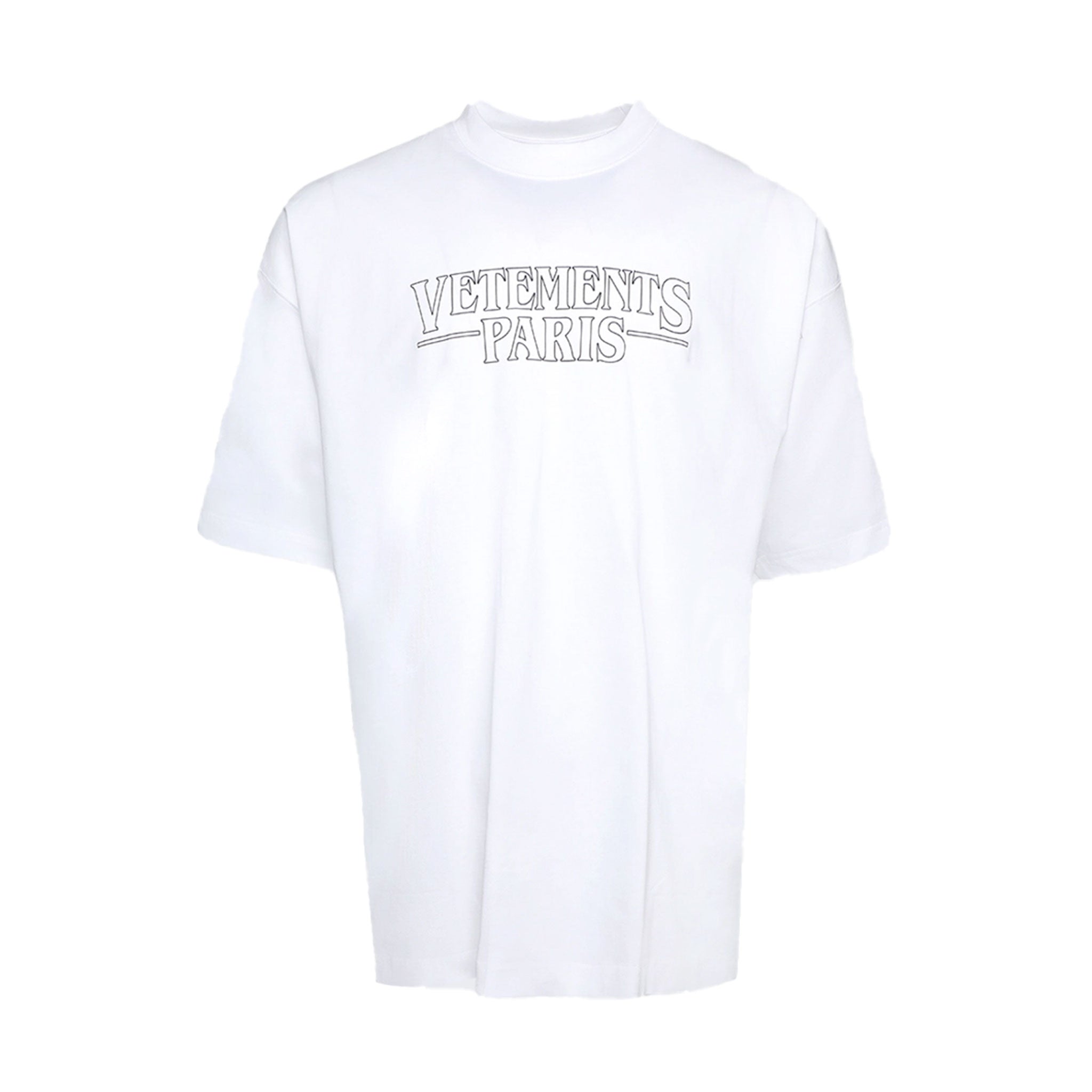 VETEMENTS PARIS LOGO T-SHIRT WHITE