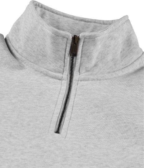 Carhartt Chase Neck Zip Sweat – Ash Heather/Gold