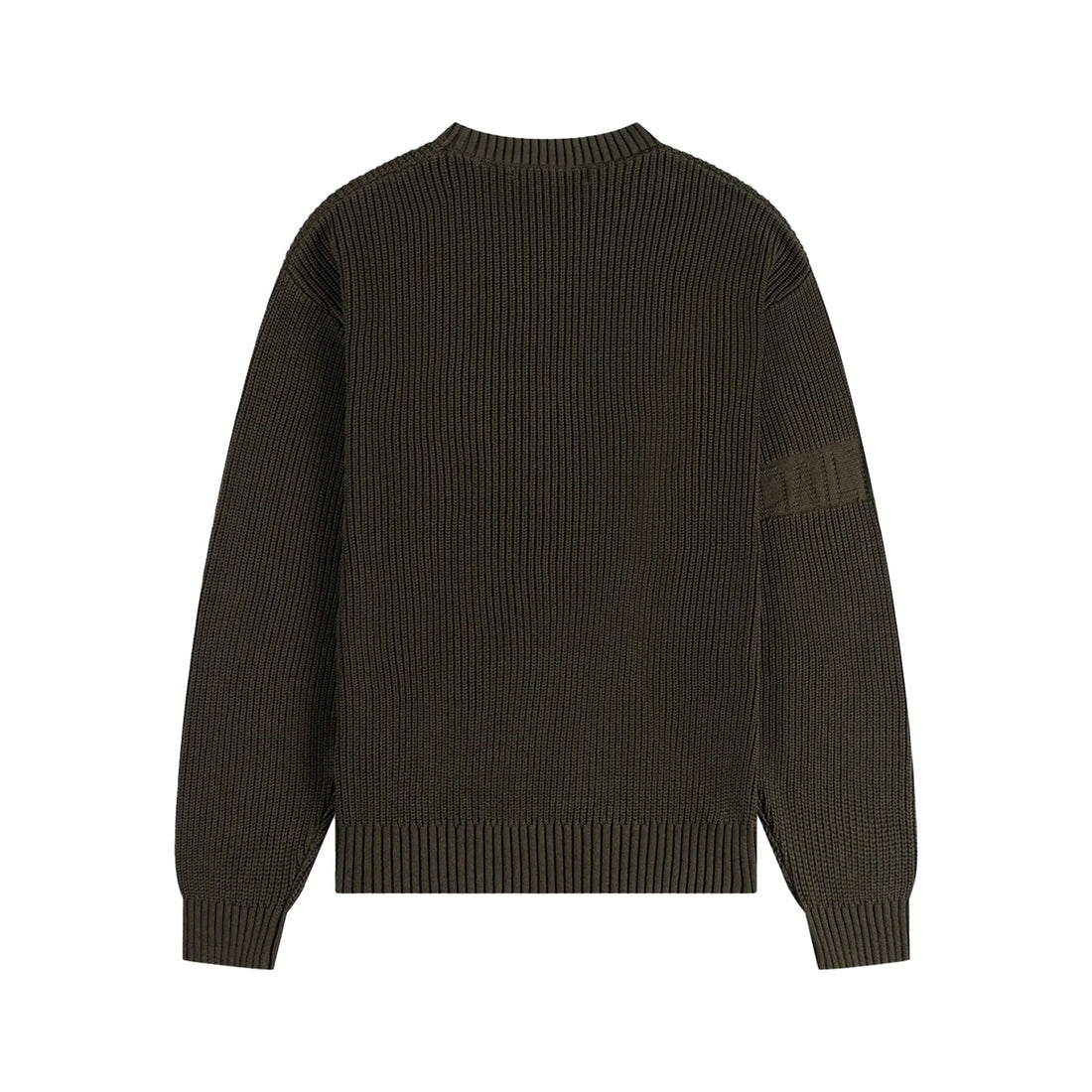 Band Knit Sweater - Rosin Green