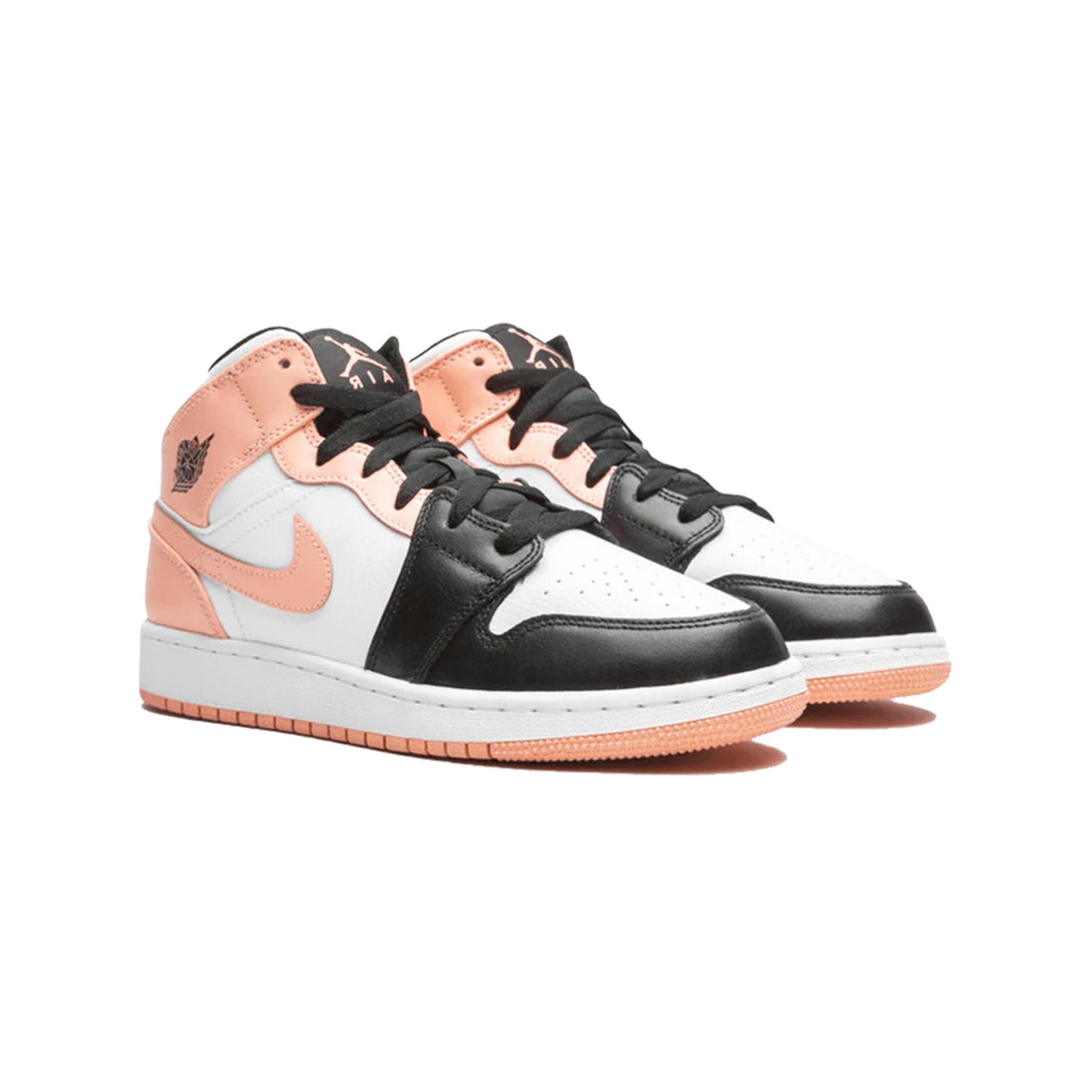 Jordan 1 Mid Arctic Orange Black Toe