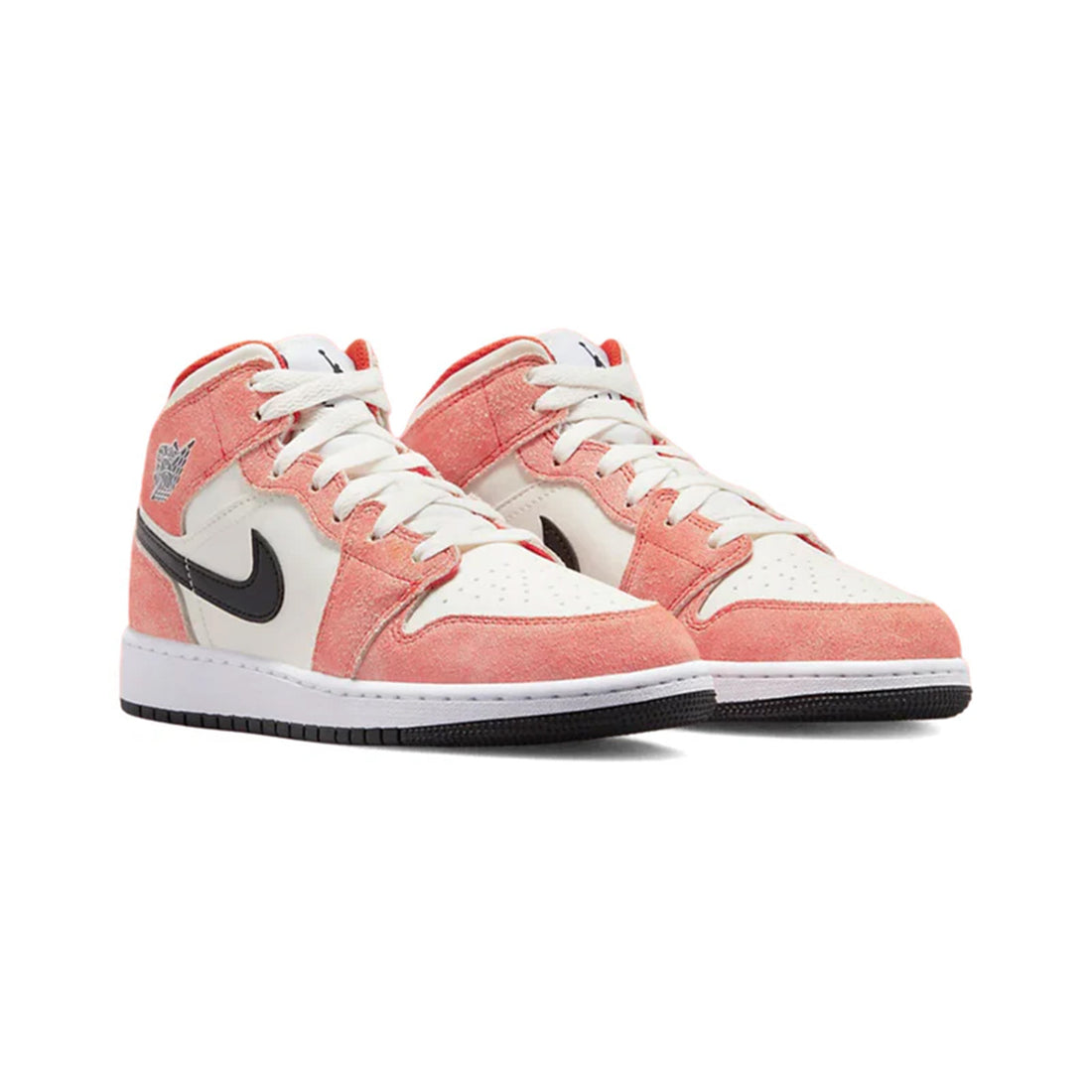 Jordan 1 Mid SE Orange Suede (GS)